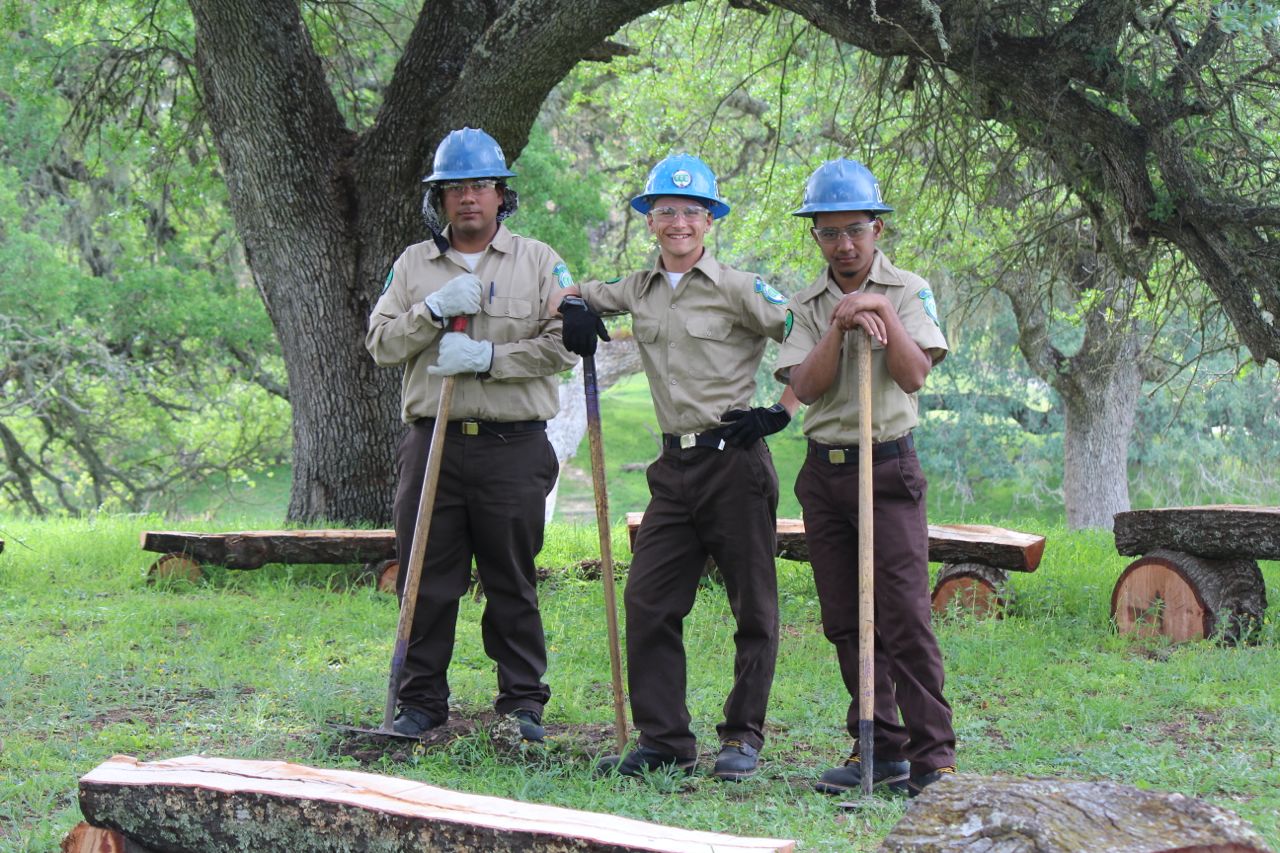 Thanks to the California Conservation Corps! Learning Among the Oaks